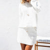 Autumn 2Pcs Sports Clothing Suit Casual Womens Girls Zipper Sweater Hoodie Long Sleeve Hoodies+High Wait Shorts Sets