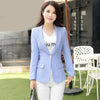 Autumn New Women Slim fit Coat Fashion Casual Jacket One Button Small Suit Ladies Blazers Work Wear(4 colors optional)