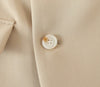 Autumn Women's Clothing European and American Style Lapel Long Sleeve Short Suit + Button Solid Color Skirt