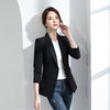 Autumn Red Slim Business Blazers Coat Spring Casual All-match Women Blazers Jackets Korea Work Office Lady Suit
