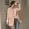 Autumn Spring Casual Woman Jackets  loose oversize mujer blazer for women plus size xl female Cotton Coat Ladies Outerwear S0029