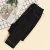 Autumn Stretch Skinny Women's Jeans High Waist Pencil Pants Woman Plus Size Elastic Waist Ankle Length Mujer Rivet Slim Denim 4X