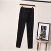 Autumn Stretch Skinny Women's Jeans High Waist Pencil Pants Woman Plus Size Elastic Waist Ankle Length Mujer Rivet Slim Denim 4X