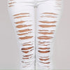 Autumn Summer Women Casual Hole Jeans High Waist Skinny Pant Pencil Jeans Slim Ripped Sexy Female Girls Trousers Jeans