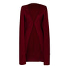Autumn Thin Cloak Cape Blazer Women Coat Sexy Split Solid Long Casual Coats Tops Blazers Suits Office Jacket Feminino Pluse Size