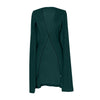 Autumn Thin Cloak Cape Blazer Women Coat Sexy Split Solid Long Casual Coats Tops Blazers Suits Office Jacket Feminino Pluse Size