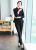 Autumn Wine Black Woman Suit Skirt Jacket Elegant Long Sleeve Slim Blazer Skirt 2 Pieces Work Office Skirt Suit Female Sets 4XL