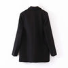 Autumn Winter Baggy Notched Collar Lady Coat Kurtki Damskie Women Casual Solid Blazers Single Breasted Jacket Outerwear
