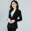 Autumn Winter Blazer Women Black Button Slim Fit Womens Blazers Long Sleeve Vogue Big Size Jackets Elegent Office Suits X60045