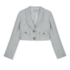 Autumn Winter Clothes 2023 Women Elegant Wool Jacket +mini Skirt Two Piece Set Korean Ladies Outfits