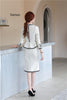 Autumn Winter Formal Women Business Suits with Skirt and Jackets Coat  Fabric OL Styles Professional Blazers