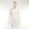 Autumn Winter Knitted Sweater Dress For Women 2022 White Black Long Sleeve Bodycon Mini Dress Casual Hooded Sweatshirt Dresses