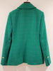 Autumn Winter SAND* Blazer Women Solid Tweed Office Lady Green Blazer Spring Casual Dailywearing Female Coat