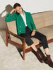 Autumn Winter SAND* Blazer Women Solid Tweed Office Lady Green Blazer Spring Casual Dailywearing Female Coat