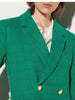 Autumn Winter SAND* Blazer Women Solid Tweed Office Lady Green Blazer Spring Casual Dailywearing Female Coat