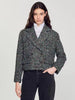 Autumn Winter SANDR* Blazer Women Elegant Temperament Tweed Jacket Female Short Suit Solid Ladies Casual Coats Tops
