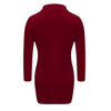 Autumn Winter Sexy Turtleneck Cashmere Soft Warm Dress Women 2022 Long Sleeve Solid Sweater Fleece Bodycon Short Mini Dress