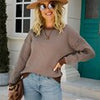Autumn Winter Striped Pullovers Casual Women Knitted Sweaters Loose Vintage Long Sleeve Knitwear Female O Neck Sweaters
