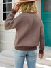 Autumn Winter Striped Pullovers Casual Women Knitted Sweaters Loose Vintage Long Sleeve Knitwear Female O Neck Sweaters