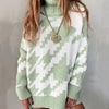 Autumn Winter Thick Sweater Women Turtleneck Knitted Sweater Ladies Long Sleeve Jumper Soft Warm Pullover Femme