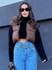 Autumn Winter Vest Women Warm Casual Short Vest Coat Lightweight Sleeveless Waistcoat Jacket Female Short Cotton Outwear Tops