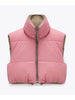 Autumn Winter Vest Women Warm Casual Short Vest Coat Lightweight Sleeveless Waistcoat Jacket Female Short Cotton Outwear Tops