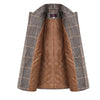 Autumn Winter Vintage Women Plaid Suit Woolen Jacket Ladies Slim Casual Wool Blazer Single Breasted Coat Women 2023 Oversized