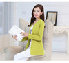 Autumn Women Blazer 7 Colors Coat  Elegant Suit Jacket Outwear Long Jackets Blazers Coat Feminino Chaquetas Mujer 5XL Tops C2304