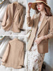 Autumn Women Blazer Business Blazers Outerwear Jackets Work Office Coat Career Female Jacket Lady
