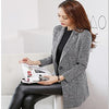 Autumn Women Blazer Coat 2022 New Mid Long Women's Blazers And Suit Jacket Long Sleeve Notched Blaser Mujer Plus Size 4XL