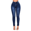 Autumn Women Jeans Casual Mid Waist Push Up Stretch Thin Washable Zipper Skinny Female Pencil Pants 2022 Street