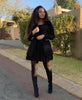 Autumn and Winter European and American African Suit Coat Short Skirt Two-Piece Set