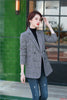 Autumn and Winter Women Blazers & Jackets Grey Ladies Outerwear Coats Long Sleeve Work Clothes OL Styles