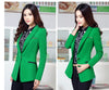 Autumn female High Soft blazer outerwear slim Long-sleeved Office jacket Suit black blazer women Large size 4XL Femme