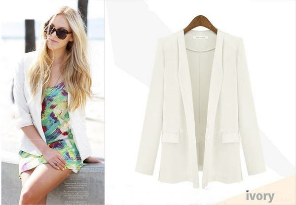 Autumn of 2022 with new long-sleeve woman Blazers jackets fashion candy color small suit