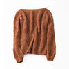 Autumn winter women  pullovers French style long sleeve casual crop sweater slim Soft knitted jumpers sweater mujer Top