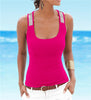 Spring Summer New Tank Tops Women Sleeveless Square Neck Loose Bodycon T Shirt Ladies Vest Singlets Sequined Black Tops