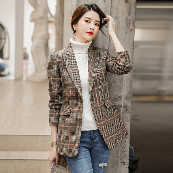 Ay1096 2023 spring autumn winter women casual Ladies work wear nice Jacket woman female OL suit blazer