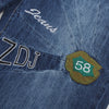 B-TOTO American Retro Dark Blue Heavy Industry Stitching High-waisted Straight-leg Jeans Female Tide Ins 2022 Fashion
