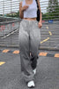 B-TOTO American Retro Gray Gradient Wide-leg Pants Trendy Ins Women's Loose Mopping Jeans 2022 Fashion
