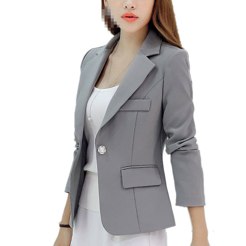 B2545 2023 spring and autumn women's casual long-sleeved Korean version short Blazers coat