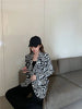 BEENLE Blazer Woman Spring 2023 Korean Spring Coat Long-sleeved Zebra Print Chiffon Designer Cardigan Women Clothing