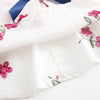 Girl Bow Dress Baby Girl Summer Dress Fashion V-neck Dress Strawberry Pattern Child Sleeveless Girl Clothes 1-3 Years old