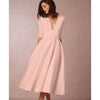 High Quality Sexy High Waist Dress 2022 Summer Five Sleeves Deep V Female Dress Elegant party Vintage Long Dresses women