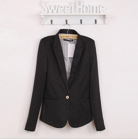Spring And Autumn Wear Lady Long Sleeve Suit Slim Business Woman Suit One-Piece Snap Multicolor Business Suit Blouse