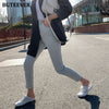 BGTEEVER 2022 Autumn Streetwear Female Skinny Jeans High Waist Gray Women Denim Pants Ladies Casual Chic Pencil Jeans