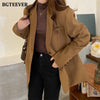 BGTEEVER Casual Loose Women Suit Jackets Long Sleeve Single-breasted Female Blazer Tops 2022 Spring Ladies Outwear