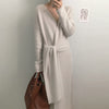 BGTEEVER Elegant Bandage Women Sweater Dress Autumn Winter Bodycon Female Knitted Party Dresses Slim Long Vestidos femme 2023