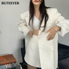BGTEEVER Elegant Women Chic 3 Pieces Set Long Sleeve Suit Jackets & Camisole & Mini Skirt 2022 Autumn Ladies Solid Skirt Suits