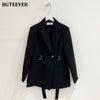 BGTEEVER Chic Slim Waist Women Solid Blazer Elegant Office Wear Single Button Female Suit Jacket 2022 Spring